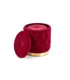 Pouf Polly burgundy order